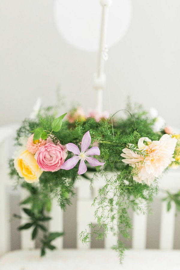 Flower Crown Newborn Photo Shoot