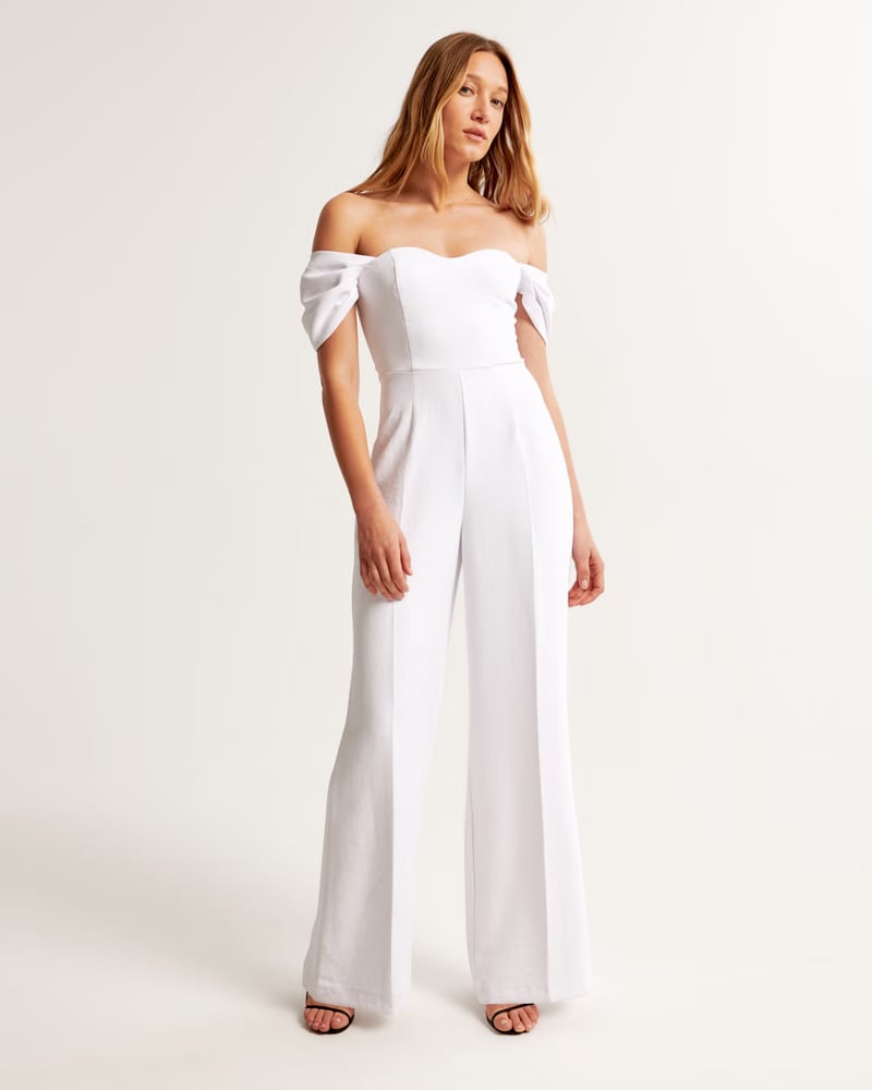An Off-The-Shoulder Jumpsuit For the Bachelorette