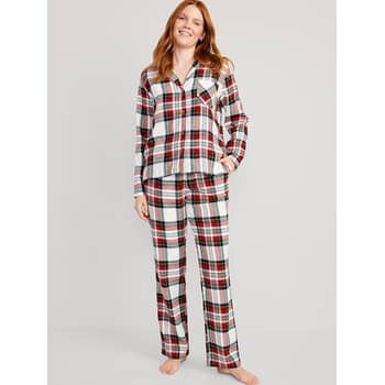 Matching Plaid Flannel Pajama Set, Old Navy