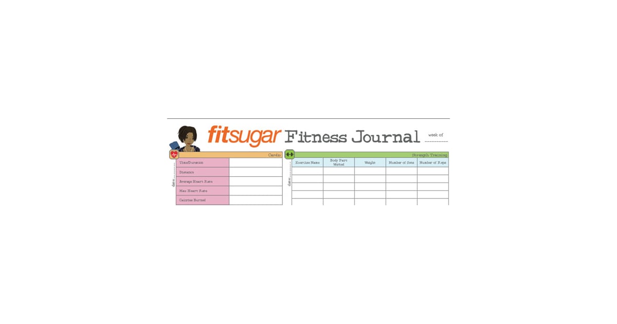 Introducing Fit's Downloadable Fitness and Food Journals POPSUGAR Fitness