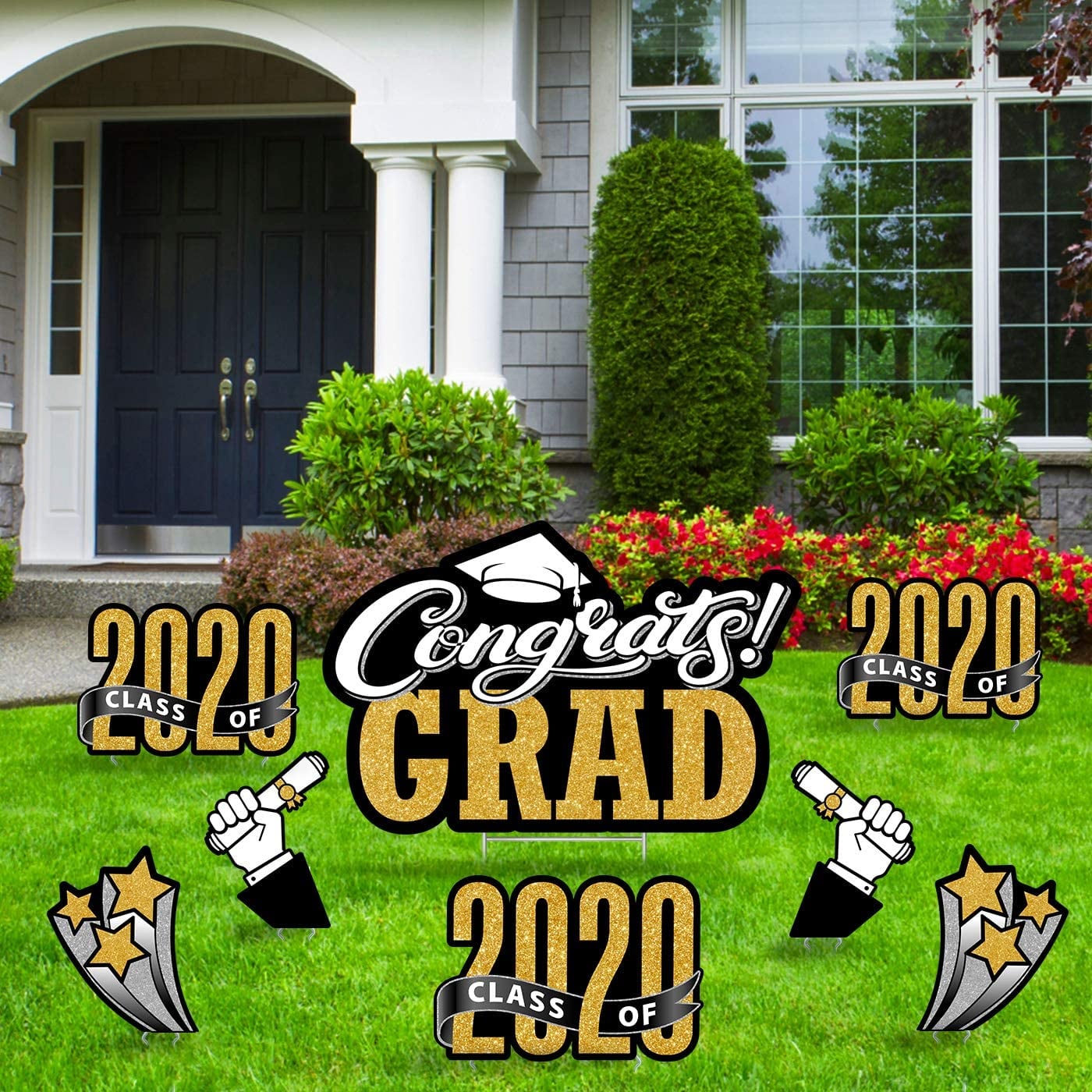 2020 Graduation Party Yard Signs 2020 Graduation-B Tretree Congratulations Class of 2020 Graduate Yard Sign Grad Yard Sign Outdoor Lawn Decorations