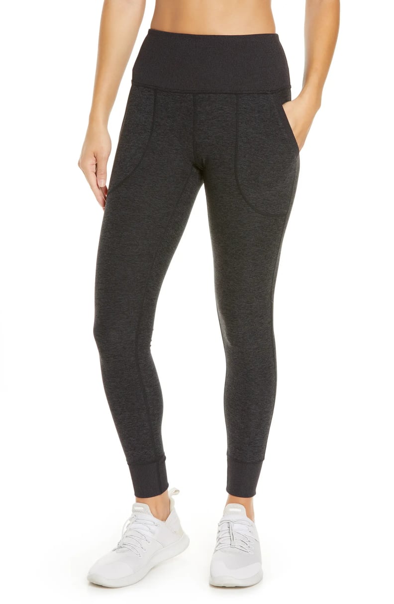 Zella Elevate High Waist Seamless Leggings In Grey Stone At Nordstrom Rack  in Blue