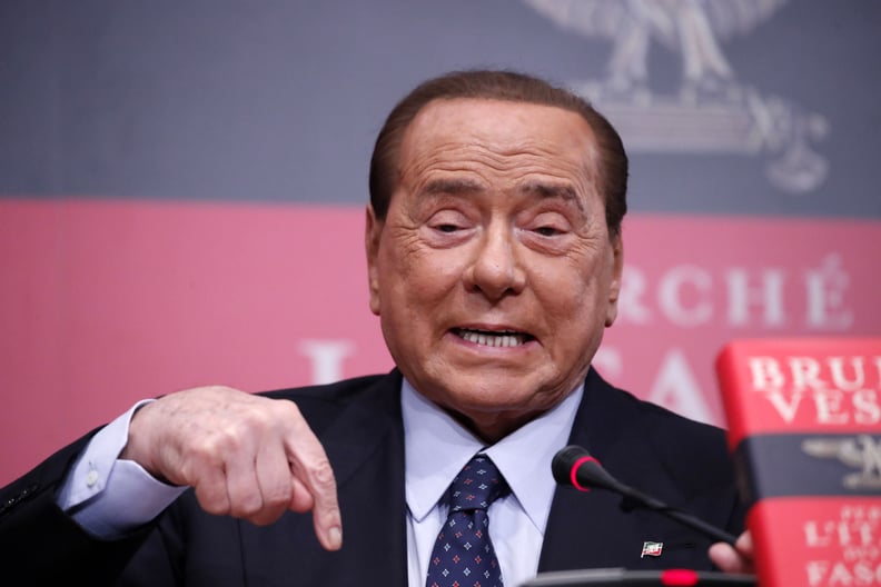 ROME, ITALY - DECEMBER 19: Senator Silvio Berlusconi attends at the presentation of Bruno Vespa's book