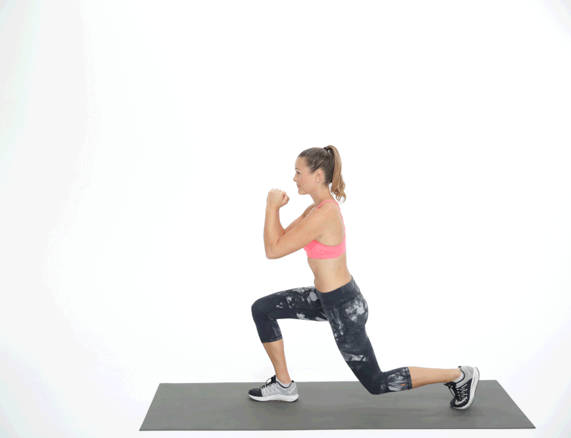 Reverse Lunge and Kick Cardio Exercises That Work the Abs POPSUGAR