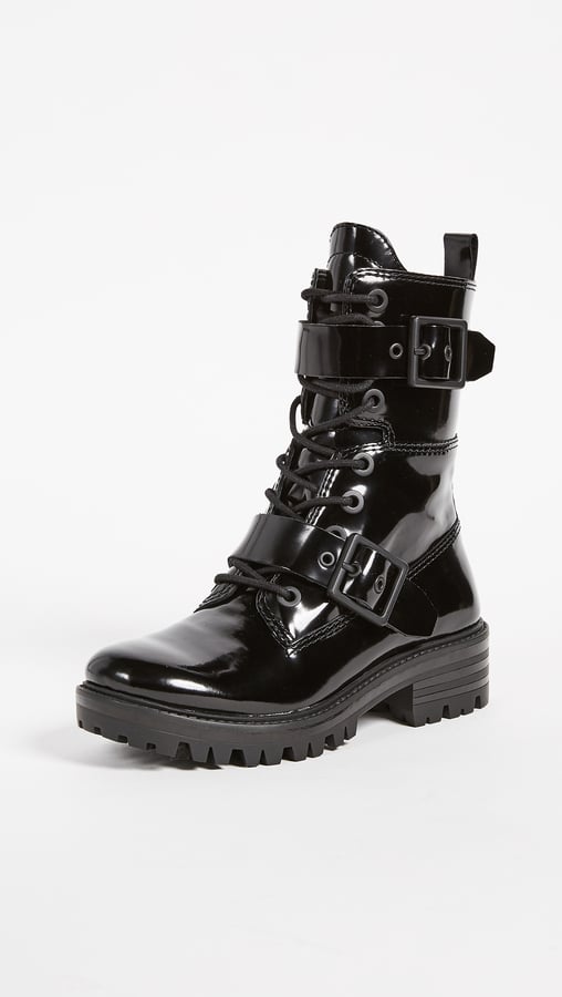 Taylor Swift Prada Combat Boots | POPSUGAR Fashion