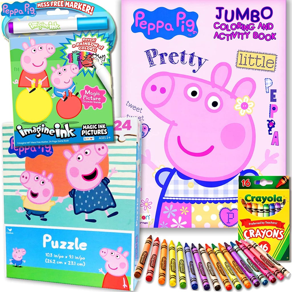 For the Artist: Peppa Pig Colouring & Activity Book Super Set