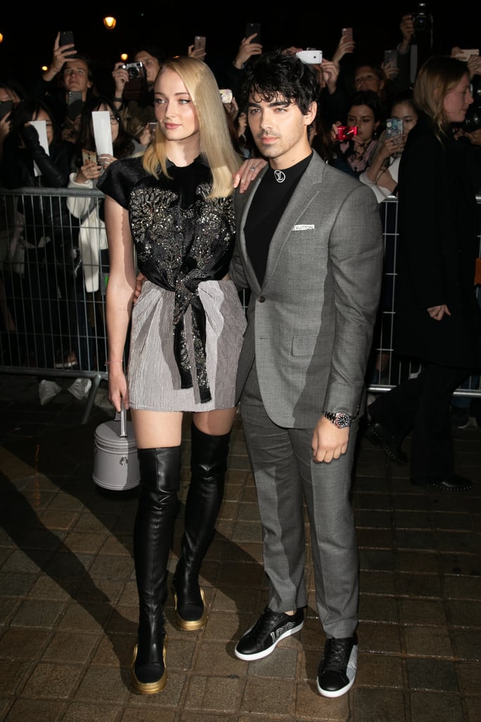 Joe Jonas and Sophie Turner at Paris Fashion Week 2018