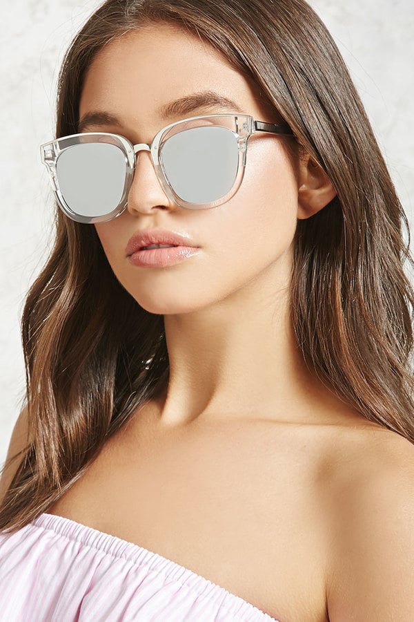 Forever 21 Mirrored Square Sunglasses