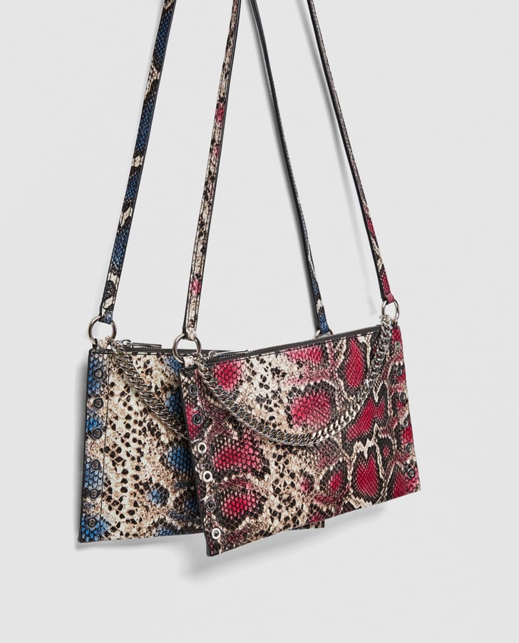 Shop Similar Zara Printed Leather Crossbody Clutch Bag Jennifer
