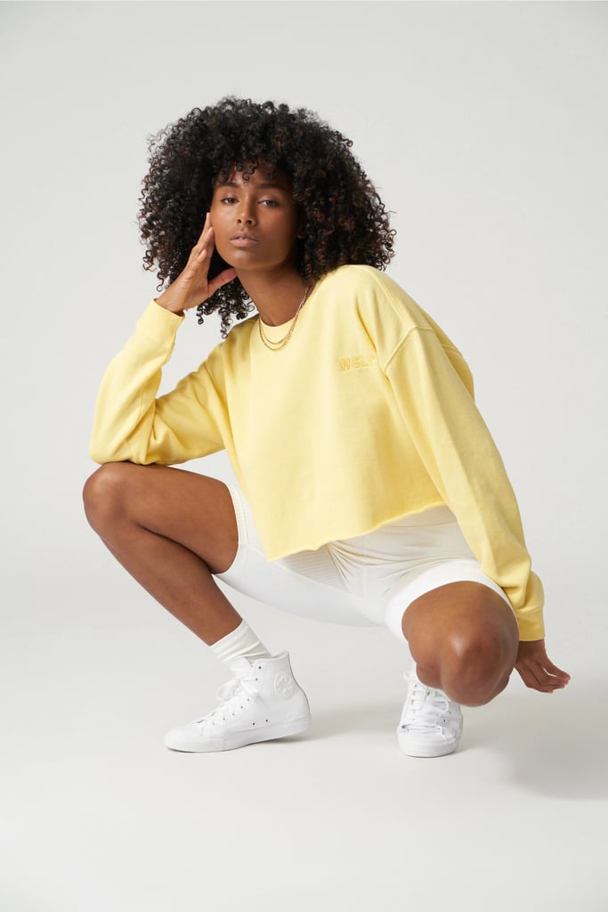 WSLY Ecosoft Cropped Crewneck Sweatshirt