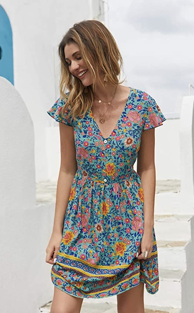 Kirundo Mini Boho Sun Dress