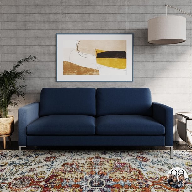 Best Modern Sofa: Queer Eye Fabry Modern Sofa With Metal Legs