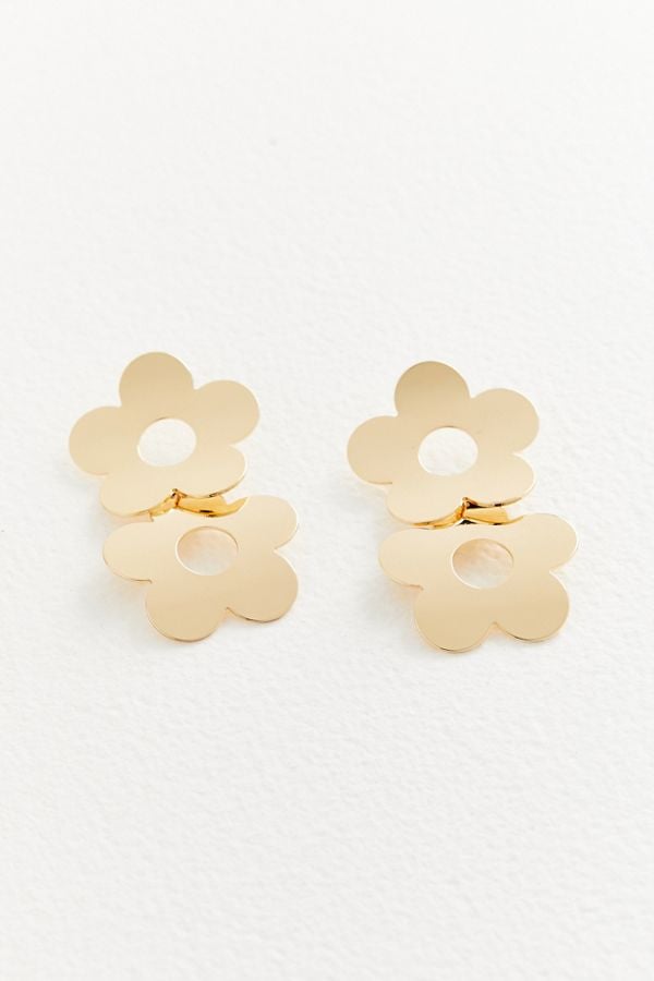 Urban Outfitters Daisy Statement Drop Earrings