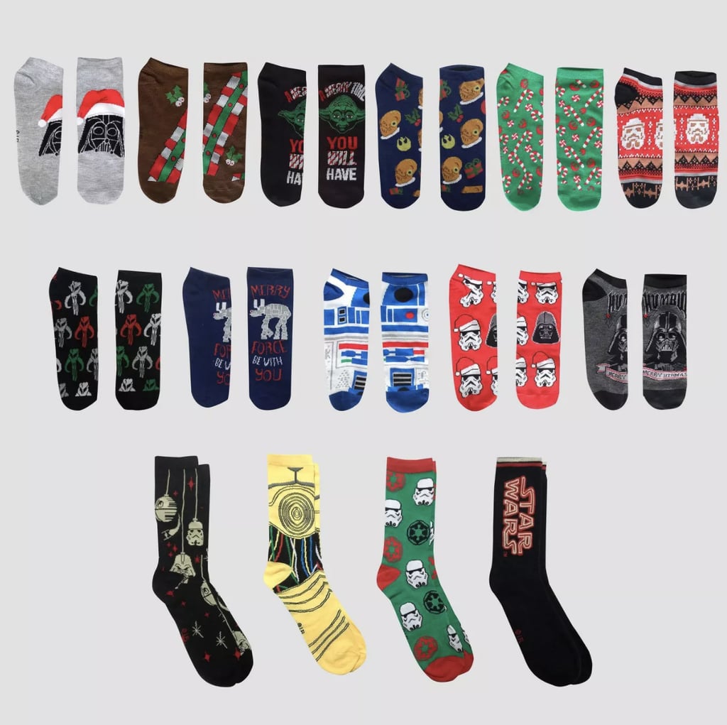 Star Wars 15 Days of Socks Advent Calendar Best Stocking Stuffers For