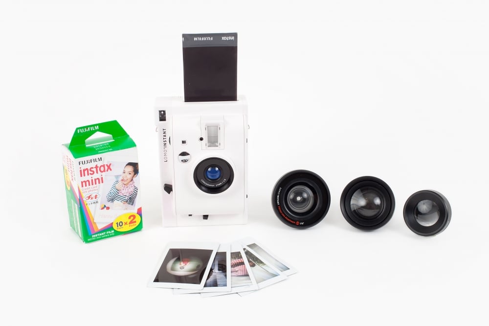 The Lomo Instant Camera (with lenses)