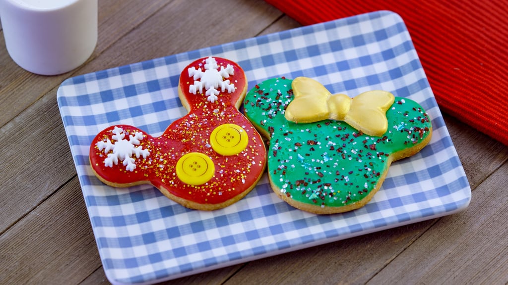Holiday Mickey and Minnie Cookies