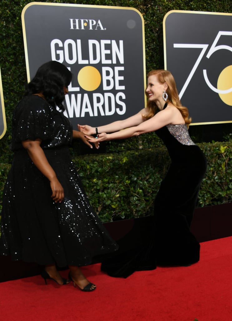 Pictured: Octavia Spencer and Jessica Chastain