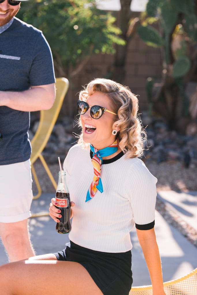 Retro Palm Springs Engagement Photos