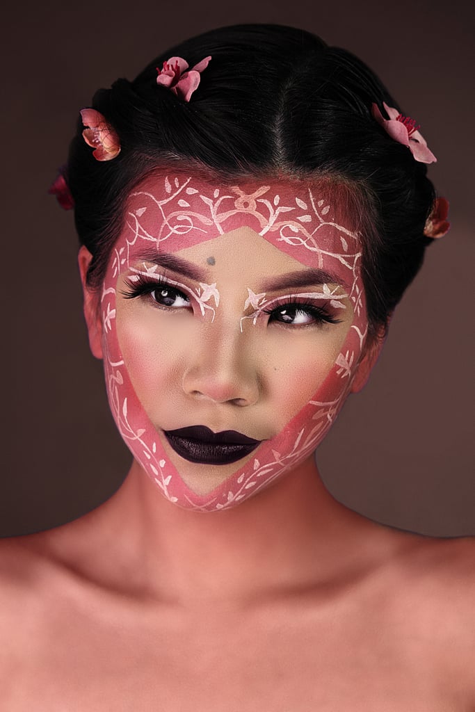 Cindy Chen Designs Art Nouveau Makeup Look