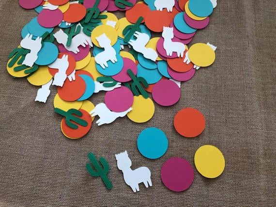 llama confetti