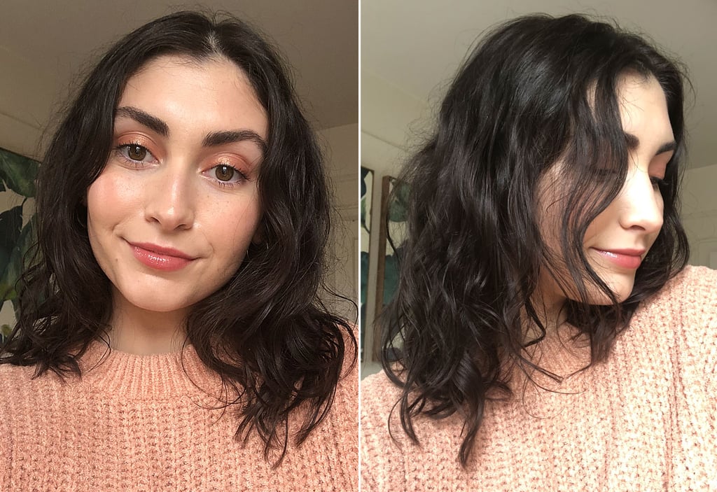 There's body! Fullness! Shape! All without any heat. My waves, which are usually pretty messy and loose, have much more definition when I use this styling cream. I know it still looks frizzy, but I'm convinced that's not the product's fault — I just have incredibly frizzy hair. (Sometimes I layer a smoothing serum with this cream to help with that problem, but I opted not to this time for the sake of this review.) To me, these waves are perfect for a relaxed, effortless hairstyle, and yes, I will be bringing this styling cream to the beach with me this summer.
I don't often buy beauty products (perks of being a beauty editor), but this is one that I'll be picking up for myself the second I run out. For $5, how could I not? 
Rating: