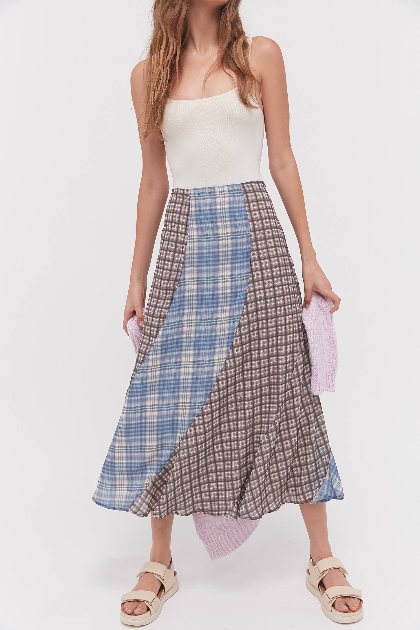 Plaid skirt uo hot sale