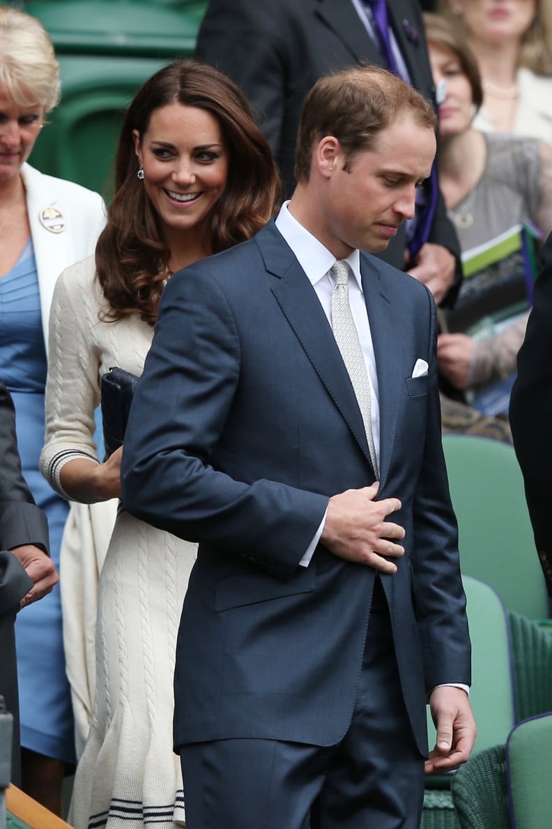 Kate and Will at Wimbledon 2012