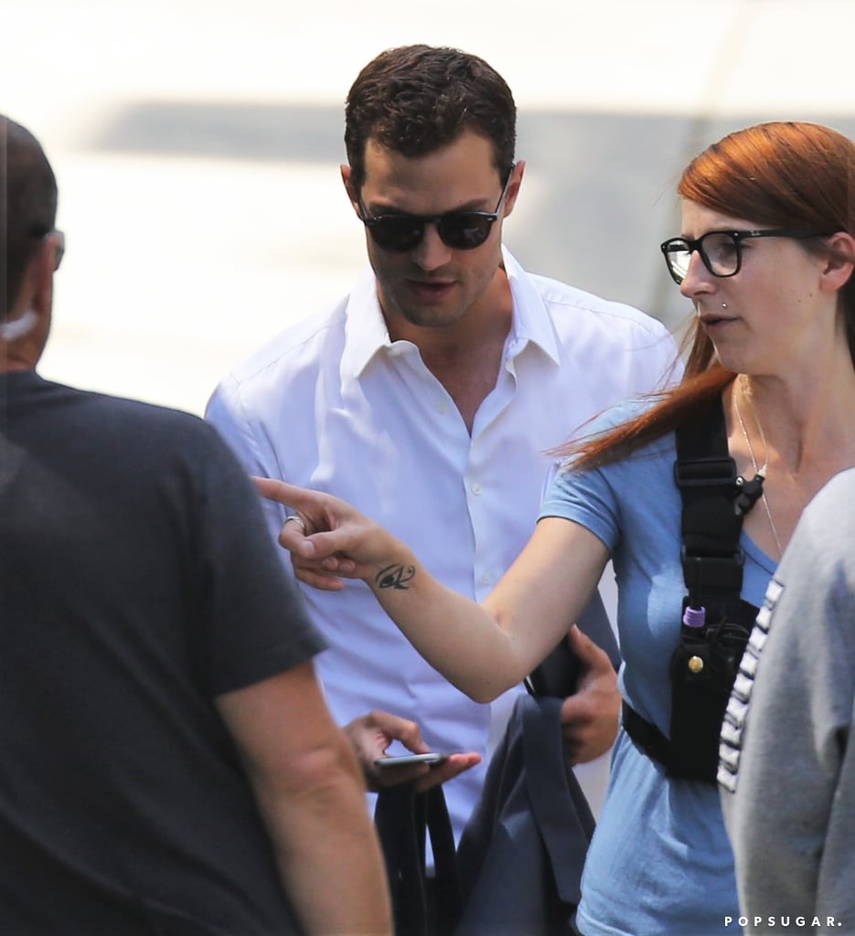 Jamie Dornan Fifty Shades Darker Set Photos June 2016