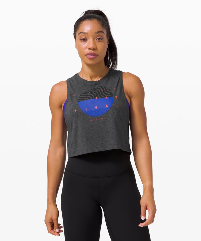 Lululemon Cut Back Crop Tank