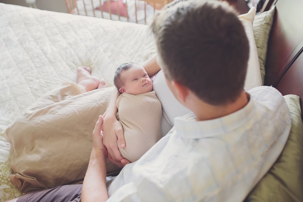 Newborn With Inoperable Tumor in Family Photos