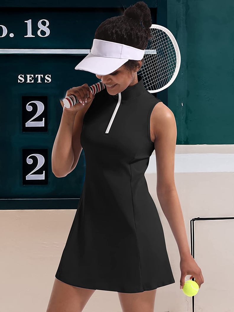 Tennis Dress: Cugoao Tennis Dress With Built In Shorts and Pockets