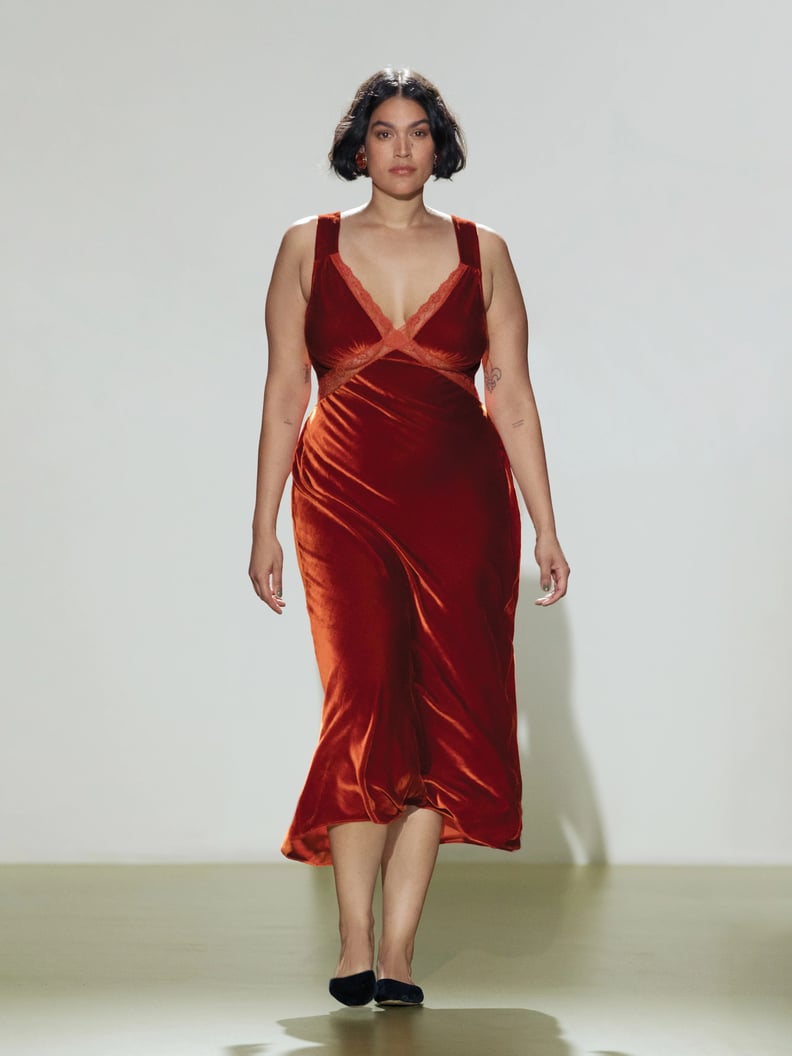 A Lace and Velvet Dress: Reformation Lorenzo Velvet Dress