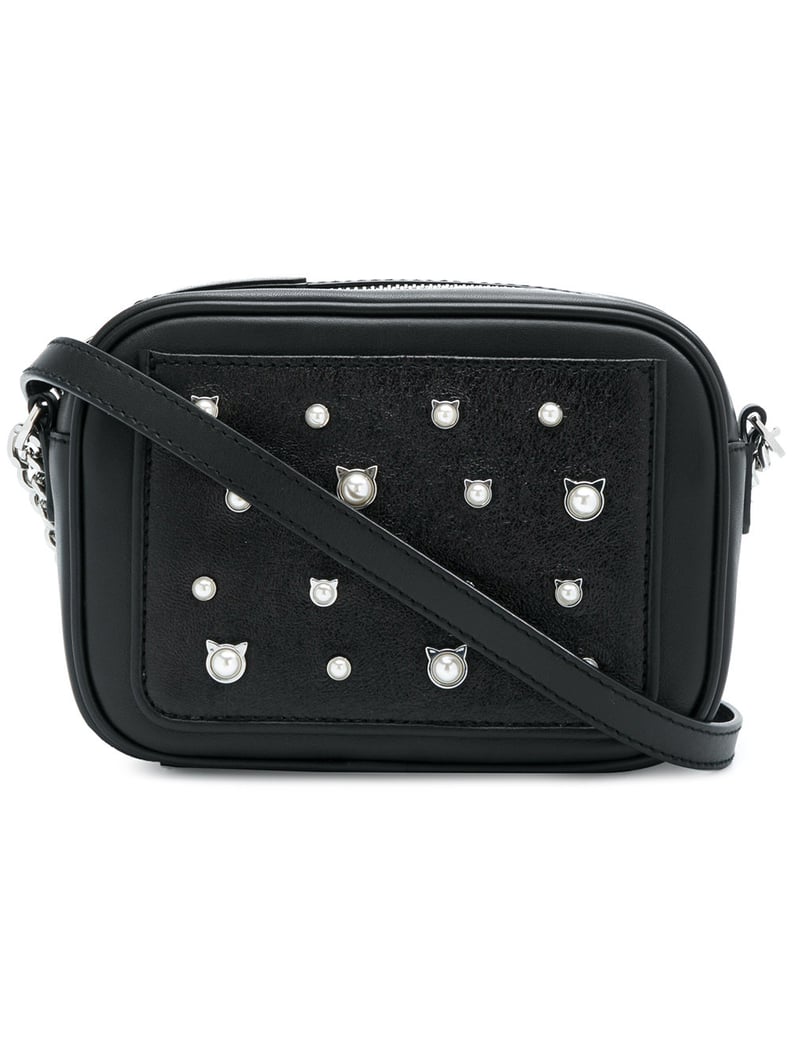 Karl Lagerfeld Cat Pearl Crossbody Bag