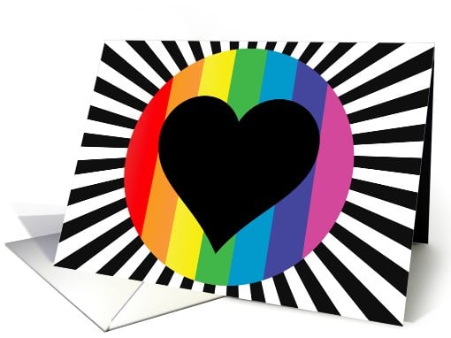 Rainbow heart