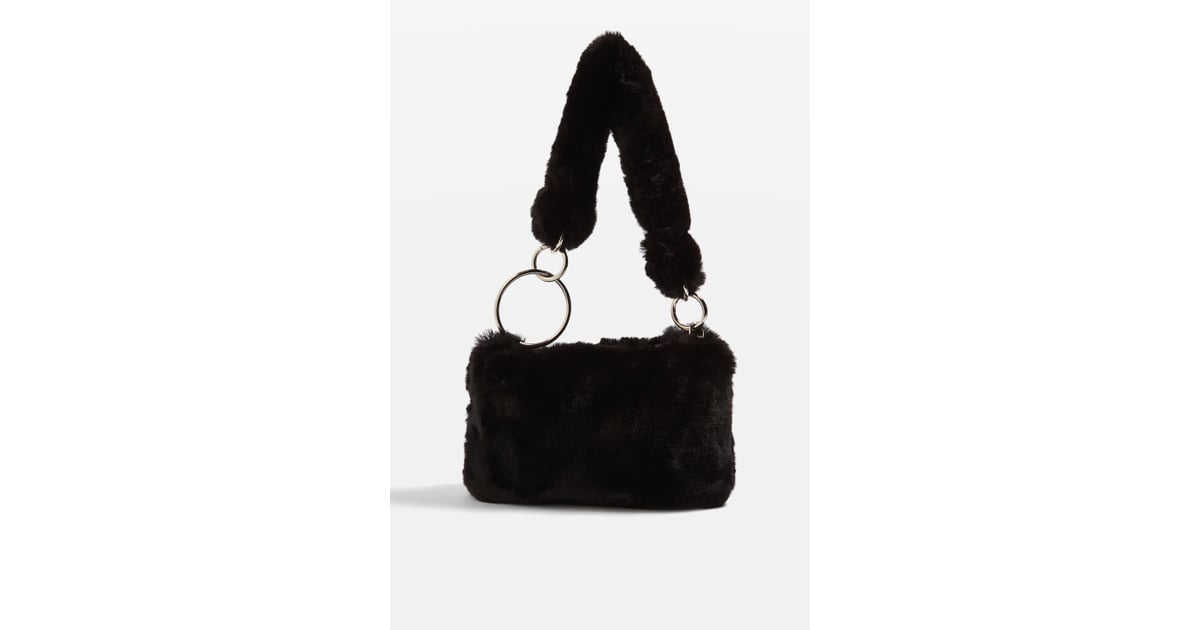 teddy faux fur bag