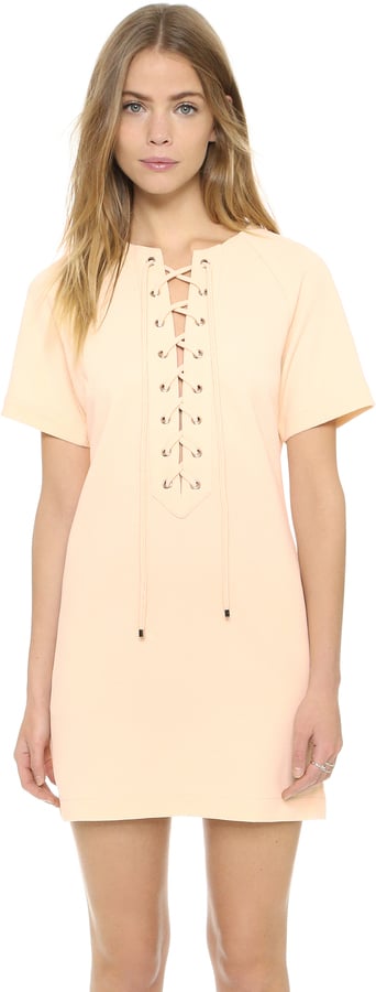 English Factory Lace Up Dress ($70)