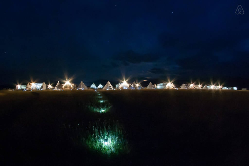 The comfy tipi quarters are clustered in a luxury camp that's secluded from the hustle and bustle of civilization and offers activities that are perfect for lovers of the great outdoors.