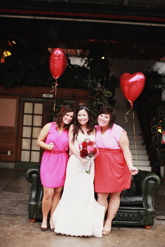 Bridesmaid Heart Balloons