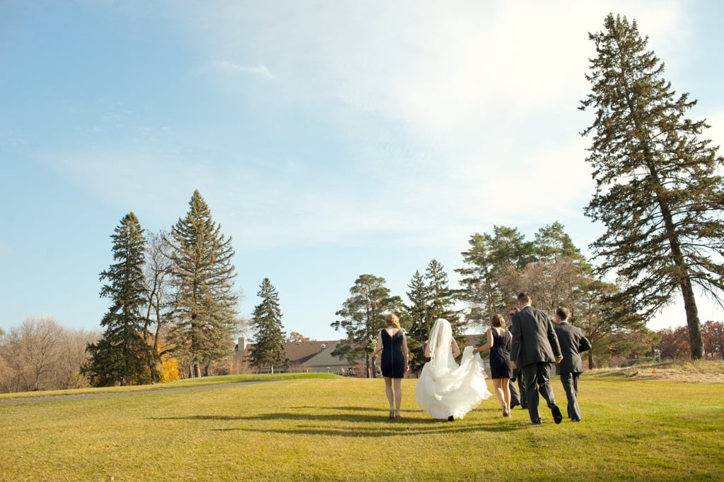 Outdoor Sunset Wedding