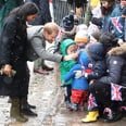 Meghan Markle and Prince Harry Brave the Snow to Meet Adorable Toddlers in Princess Dresses