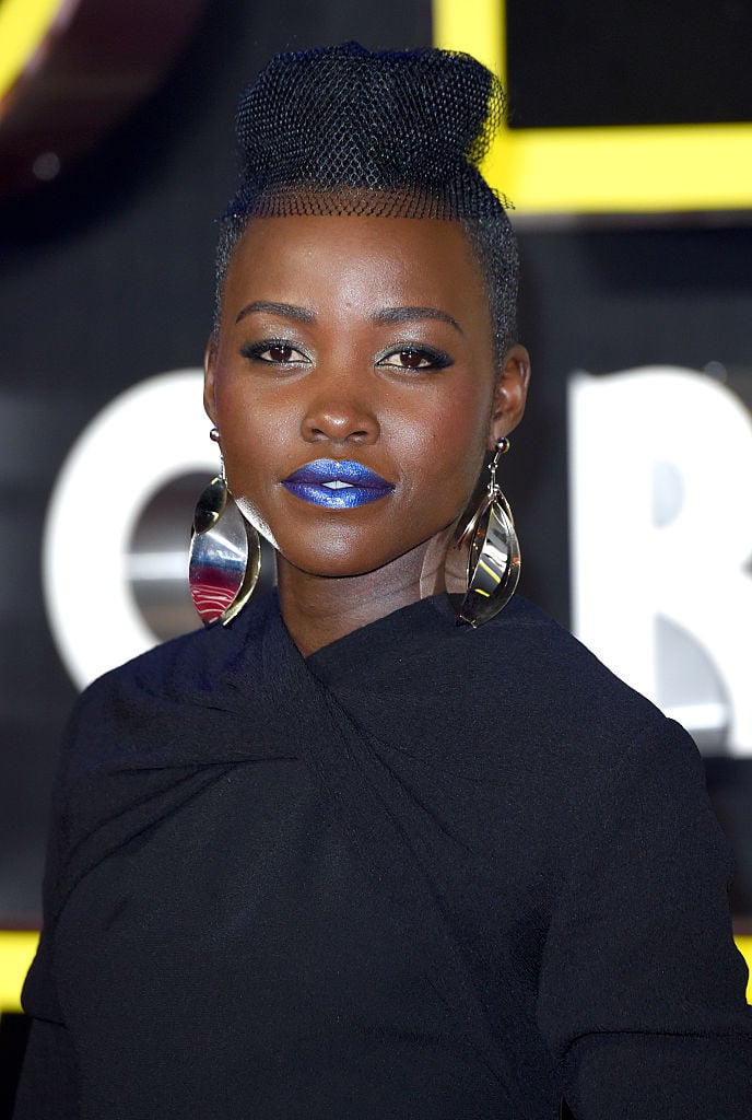 Lupita Nyong’o’s Netted Pompadour in 2015