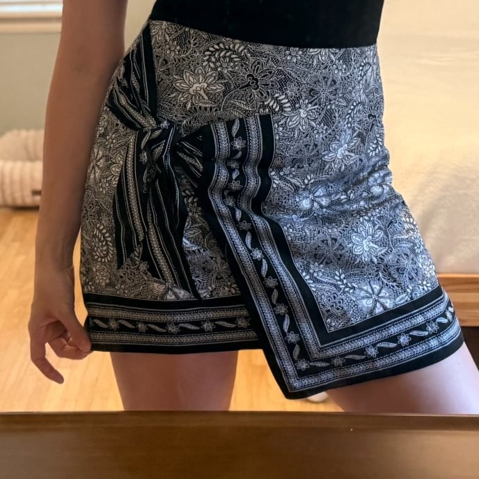 Loft Deco Mini Wrap Skirt Review With Photos