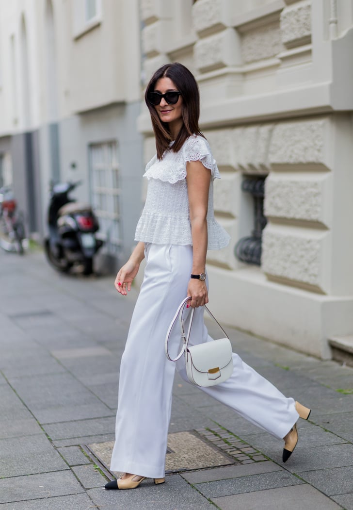 Palazzo pants with a floaty top Summer Outfit Ideas For 30Somethings POPSUGAR Fashion UK