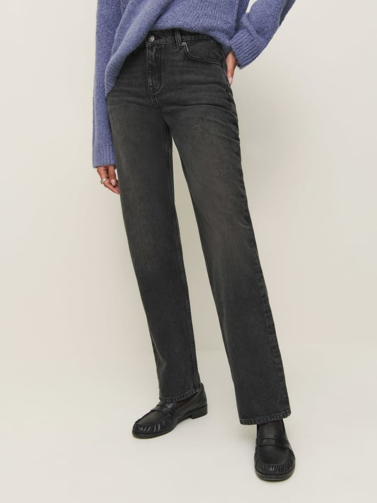 Reformation Abby Low Rise Straight Jeans