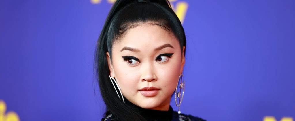 Lana Condor's Hidden "Flipside" Nail Art at the MTV Awards