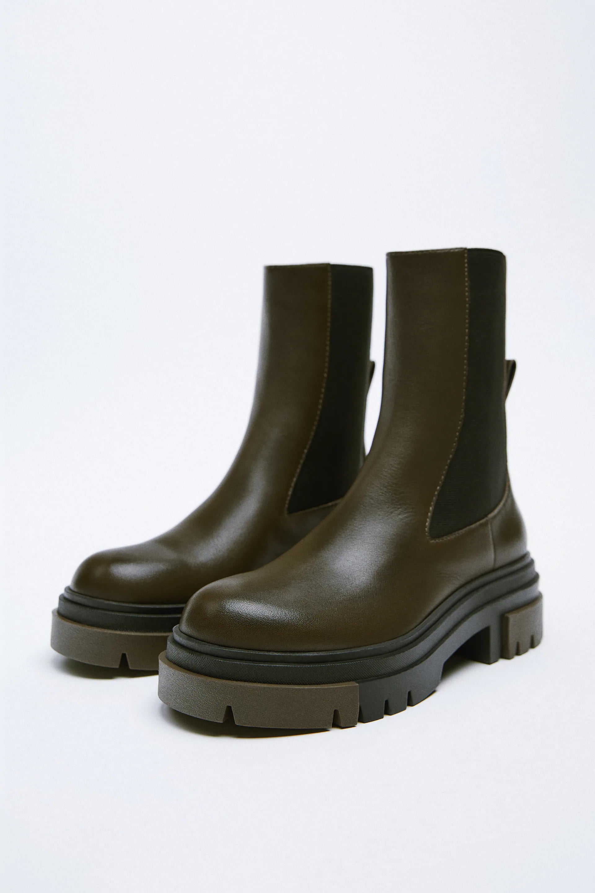 Zara shop lug boots
