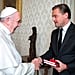 Leonardo DiCaprio Speaking Italian to Pope Francis Video