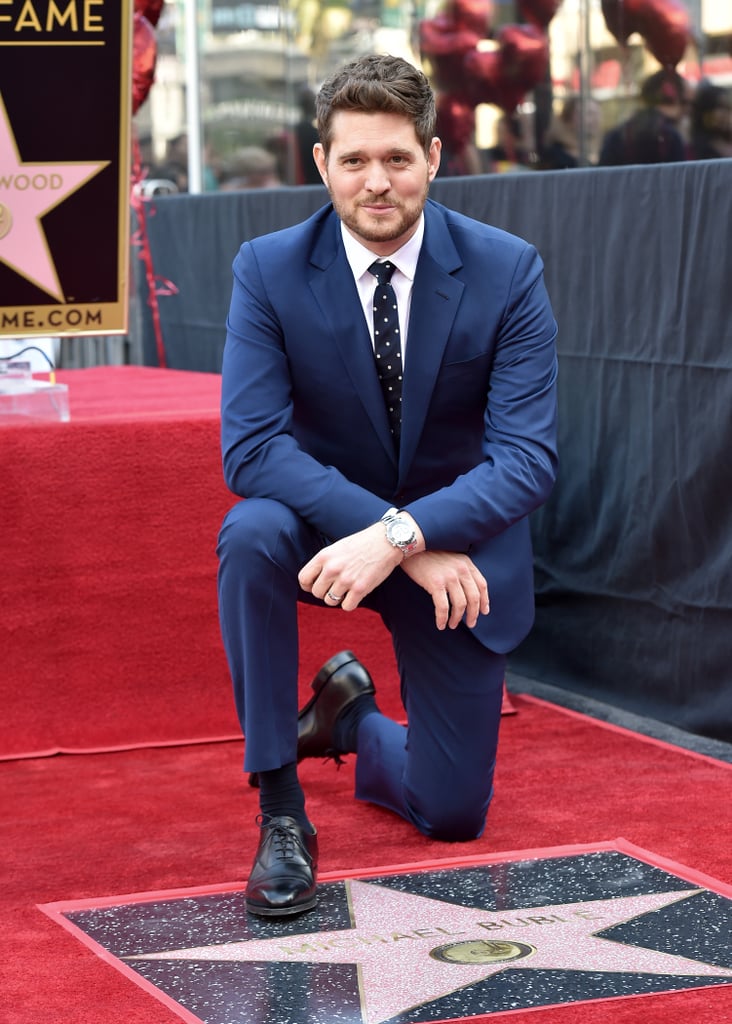 Michael Bublé at Hollywood Walk of Fame Ceremony 2018