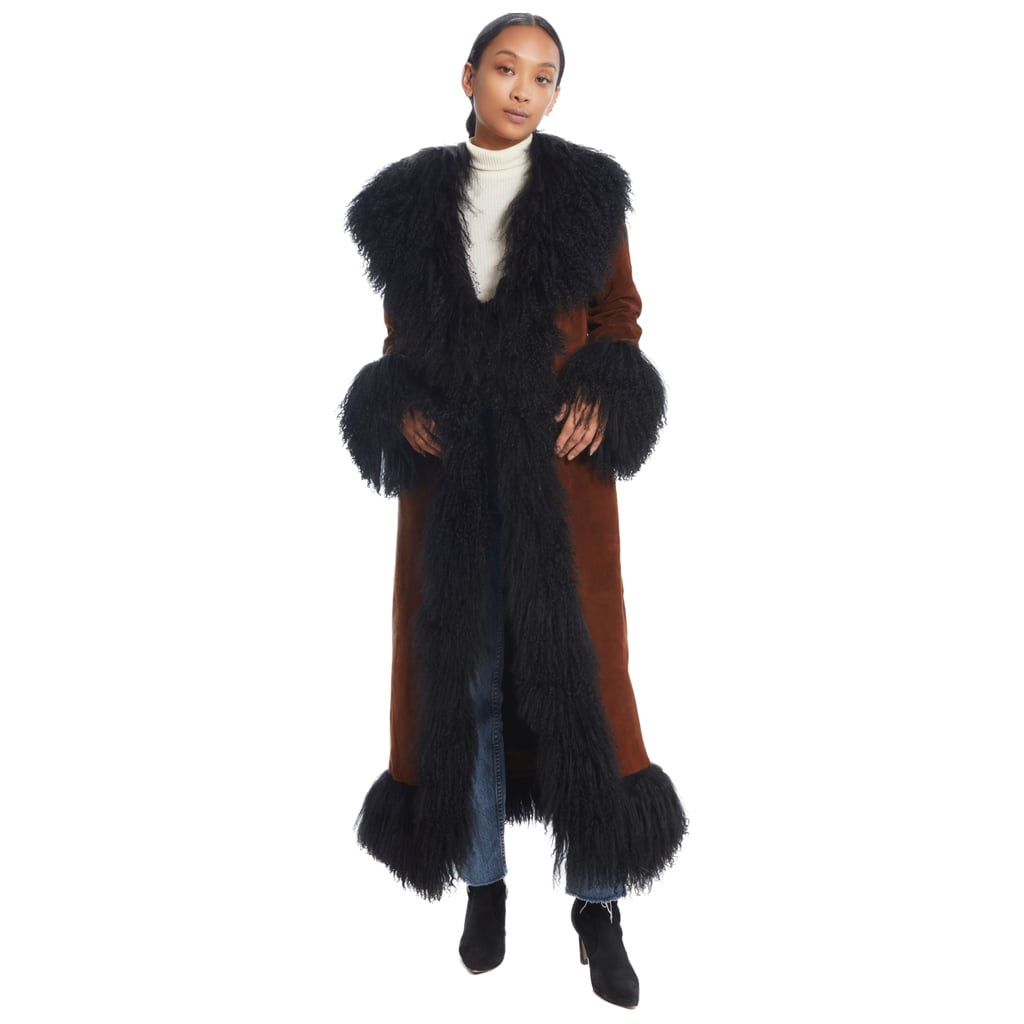 Susanna Chow Dorothy Suede Maxi Coat