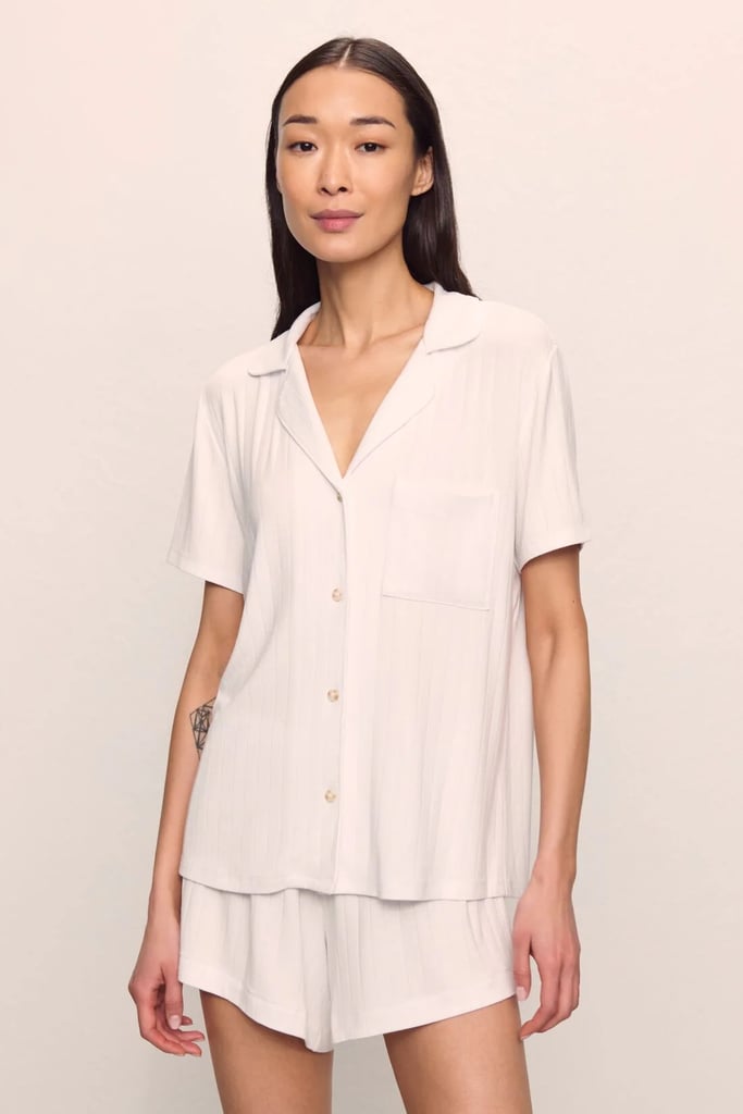 Eberjey Tencel Modal Rib Relaxed Short PJ Set